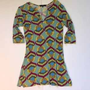T-Bags tunic length top (could be a mini dress) M